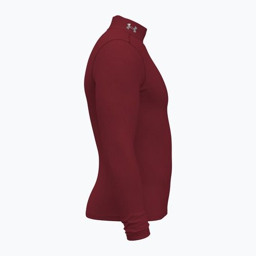 Longsleeve pentru bărbați Under Armour Elite Mock CG cardinal/metallic silver