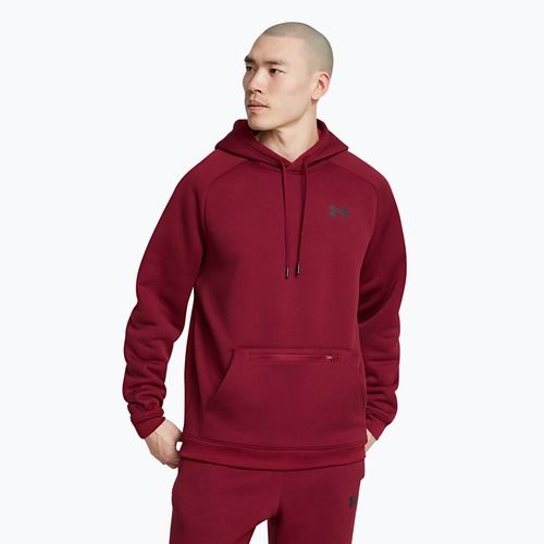 Tricou pentru bărbați Under Armour Fleece Pro Kangra HD cardinal/negru