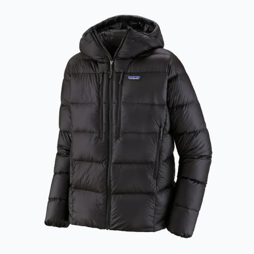 Geacă cu puf pentru bărbați Patagonia Fitz Roy Down Hoody black