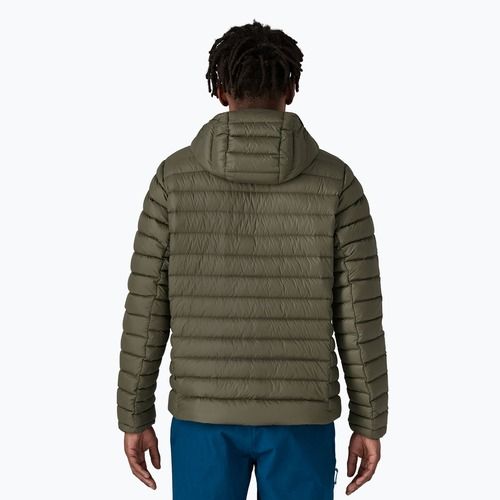 Geacă cu puf pentru bărbați Patagonia Down Sweater Hoody pine needle green