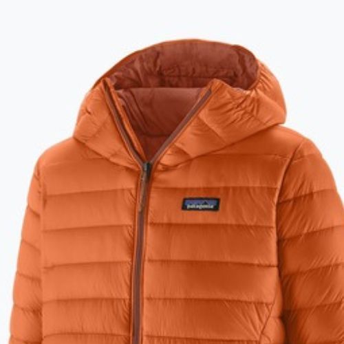 Geacă cu puf pentru bărbați Patagonia Down Sweater Hoody redtail rust