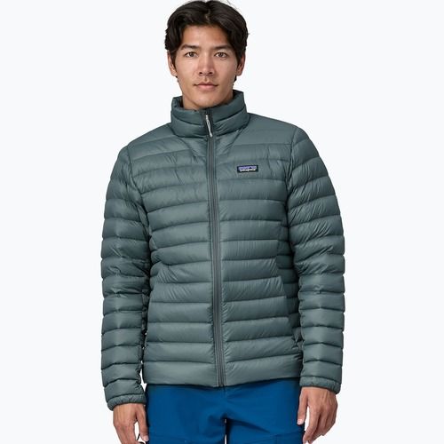 Geacă cu puf pentru bărbați Patagonia Down Sweater nouveau green