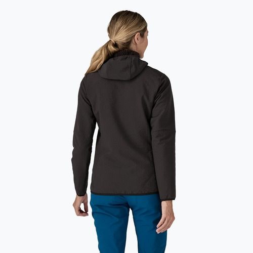Geacă softshell pentru femei Patagonia R2 CrossStrata Hoody black