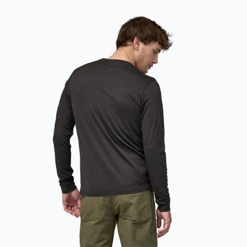 Longsleeve pentru bărbați Patagonia Cap Cool Merino Blend black