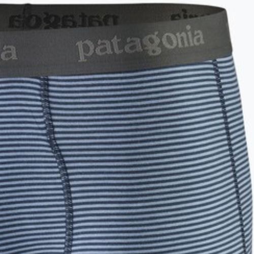 Boxeri pentru bărbați  Patagonia Essential Boxer Briefs 3" fathom stripe/new navy