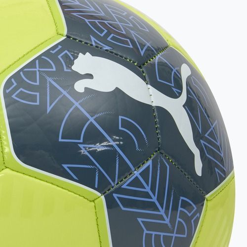 Minge de fotbal PUMA Prestige fizzy apple/grey skies mărimea 3