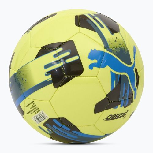Minge de fotbal PUMA Orbita 6 MS puma white/fizzy apple mărimea 3