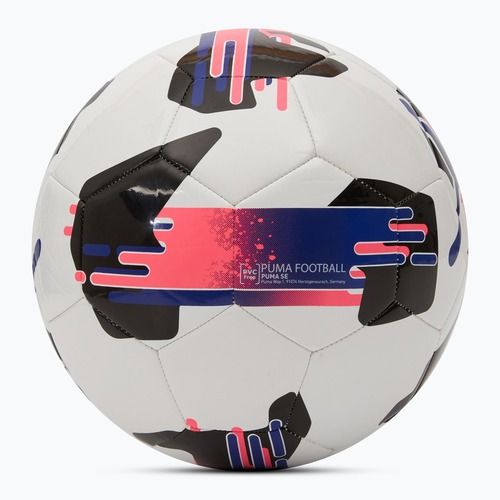 Minge de fotbal PUMA Orbita 6 MS puma white/lapis lazuli/sunset glow mărimea 5