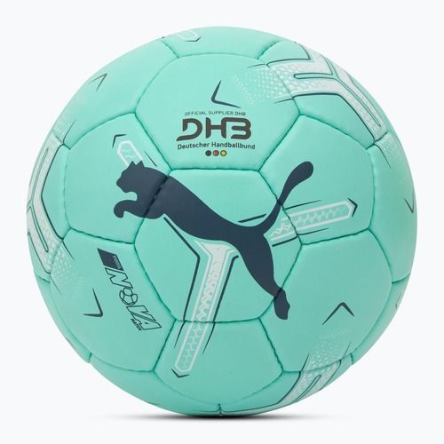 Minge de handbal PUMA Nova Match electric peppermint/grey skies/puma white mărime 3