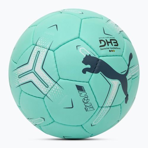 Minge de handbal PUMA Nova Match electric peppermint/grey skies/puma white mărime 3