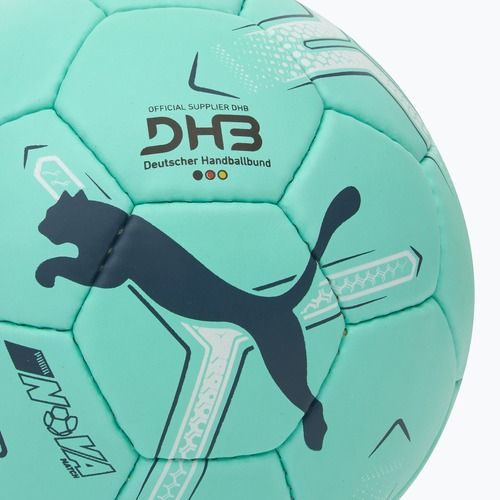 Minge de handbal PUMA Nova Match electric peppermint/grey skies/puma white mărime 3