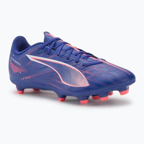 PUMA Ultra 5 Play FG/AG lapis lazuli/puma alb/sunset gloe ghete de fotbal