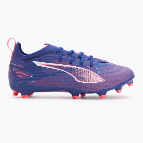 Ghete de fotbal pentru copii PUMA Ultra 5 Pro FG/AG Jr lapis lazuli/puma white/sunset glow