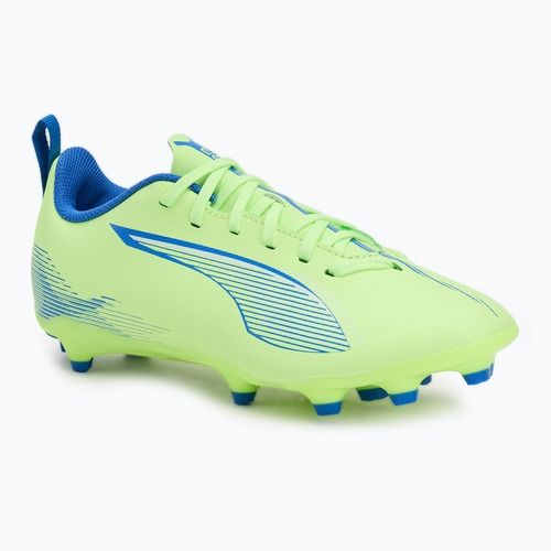 PUMA Ultra 5 Play FG/AG Jr fizzy apple/puma alb ghete de fotbal pentru copii