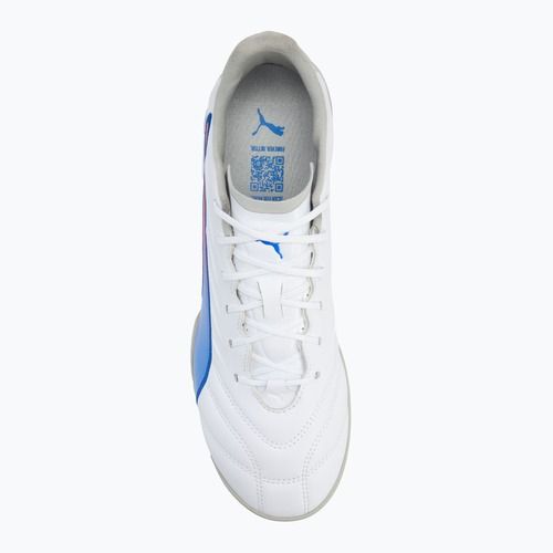 Încălțăminte de fotbal PUMA King Pro TT puma white/bluemazing/flat light grey/sunset glow