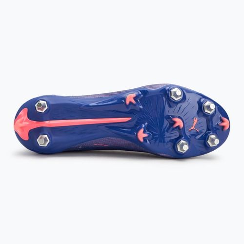 PUMA Ultra 5 Ultimate MxSG lapis lazuli/puma alb/sunset glow ghete de fotbal