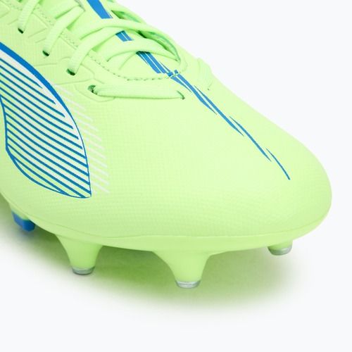 Cizme de fotbal PUMA Ultra 5 Play MxSG fizzy apple/puma alb