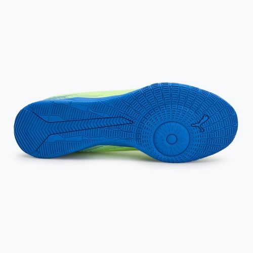 Cizme de fotbal PUMA Ultra 5 Play IT fizzy apple/puma alb