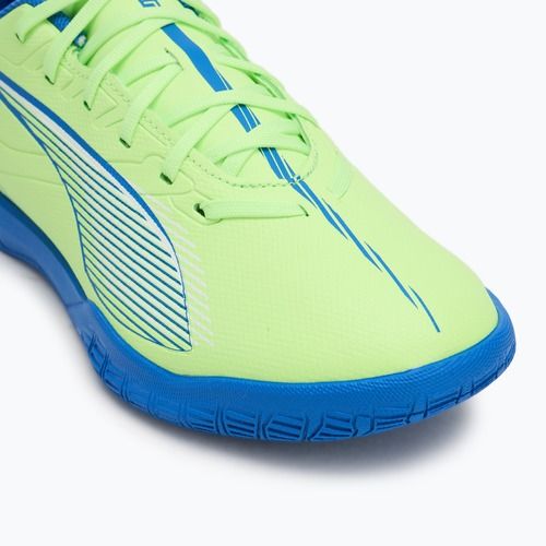 Cizme de fotbal PUMA Ultra 5 Play IT fizzy apple/puma alb