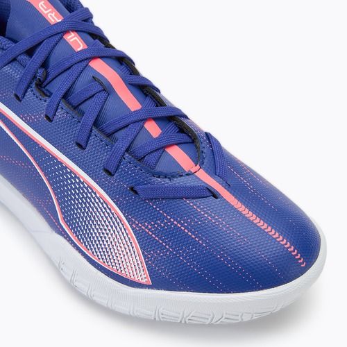 Încălțăminte de fotbal pentru copii PUMA Ultra 5 Play IT Jr lapis lazuli/puma white/sunset gloe