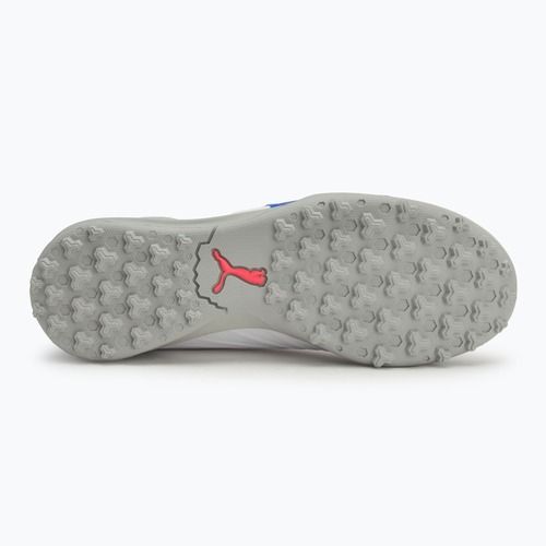 Încălțăminte de fotbal pentru copii  PUMA King Match TT Jr puma white/bluemazing/flat light grey/sunset glow