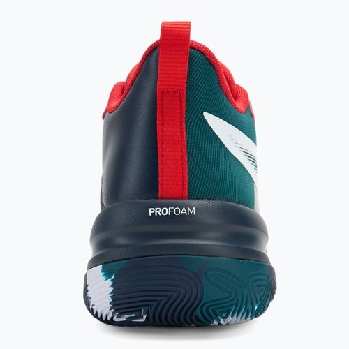Încălțăminte de baschet pentru bărbați PUMA Genetics club navy/cold green/for all time red