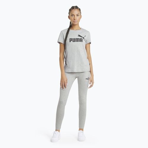 Tricou pentru femei PUMA ESS Logo light gray heather
