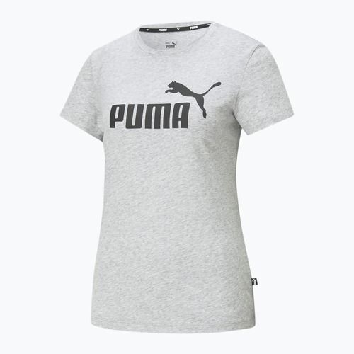 Tricou pentru femei PUMA ESS Logo light gray heather