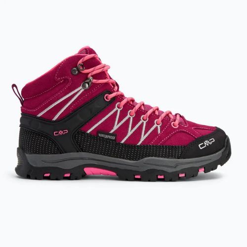 Încălțăminte de trekking pentru junior CMP Rigel Mid berry / pink fluo