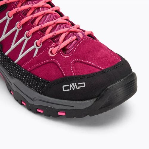 Încălțăminte de trekking pentru junior CMP Rigel Mid berry / pink fluo