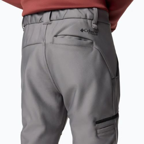 Pantaloni softshell pentru bărbați Columbia Vast Canyon Softshell city grey
