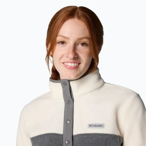 Bluză pentru femei Columbia Benton Springs 1/2 Snap city grey heather / chelk
