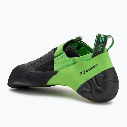 La Sportiva Skwama Vegan negru / verde flash pantof de alpinism pentru bărbați