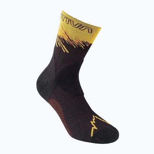 La Sportiva Ultra Running șosete negru/galben
