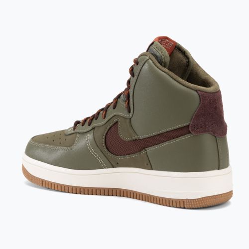 Încălțăminte pentru femei Nike Air Force 1 Sculpt Wild medium olive/earth phantom gum/medium brown
