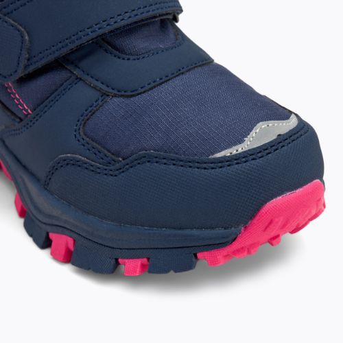 Cizme de zăpadă pentru copii KADVA Snowey Mid WaterProof bleumarin/fucsia