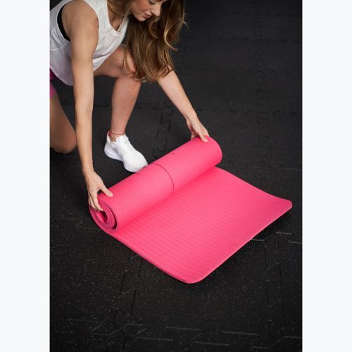 Covoraș de exerciții TREXO TXO-B4Z002-PK 6 mm roz