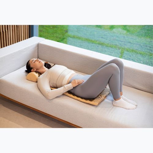 Saltea de presopunctură XTREXO z poduszką TXO-B4Z004-BZ maro