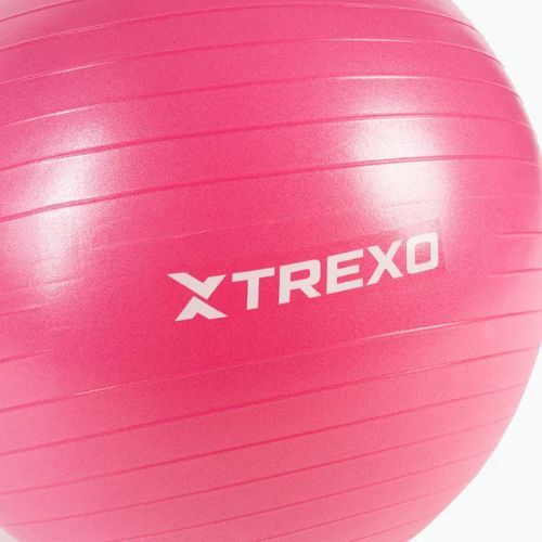 Minge de gimnastică TREXO TXO-B4Z007-PK 55 cm roz