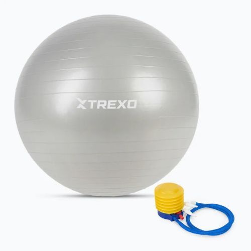 Minge de gimnastică XTREXO TXO-B4Z009-GY 75 cm gri