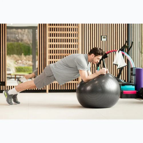 Minge de gimnastică TREXO TXO-B4Z009-BK 75 cm negru