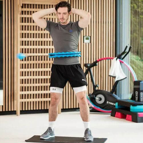 Hula hoop cu greutate XTREXO TXO-B4Z036-GN albastru