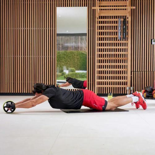 Roată de exerciții pentru mușchii abdominali TREXO TXO-B4Z038-GN lime