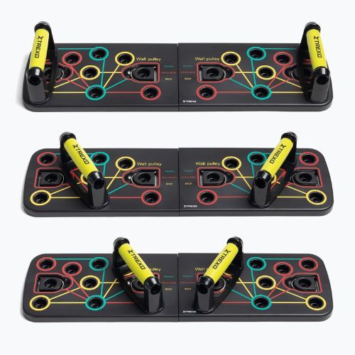 Platformă multifuncțională cu mânere TREXO pliabilă TXO-B4Z044-BK negru