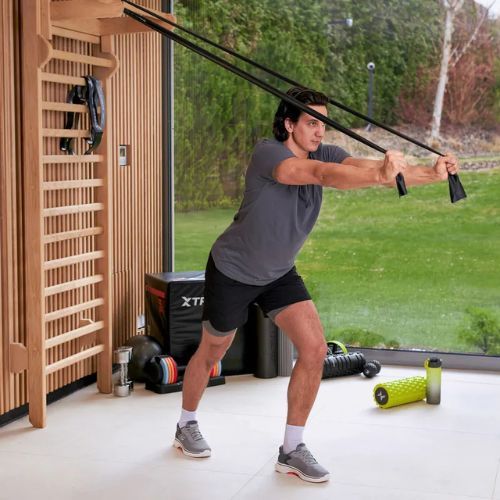 Bandă de rezistență XTREXO 5/5 TXO-B4Z052-BK 27-78 kg neagră