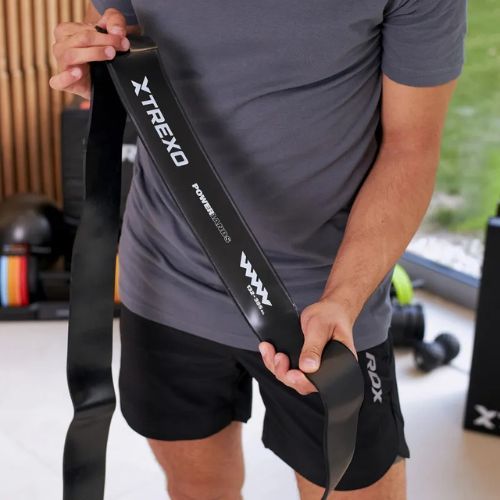 Bandă de reabilitare TREXO TXO-B4Z072-BK 12-15 kg negru