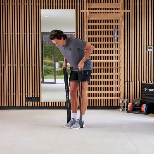 Bandă de reabilitare XTREXO TXO-B4Z072-BK 12-15 kg negru