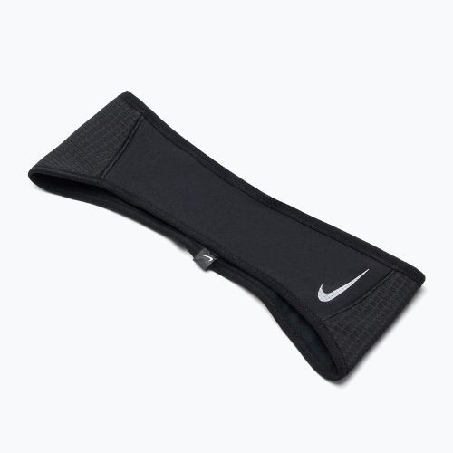 Set pentru femei bentiță + mănuși Nike Essential Running black/black/silver