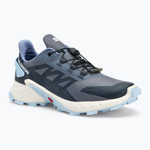 Încălțăminte de alergare pentru femei Salomon Supercross 4 grisaille/white/cashmere blue