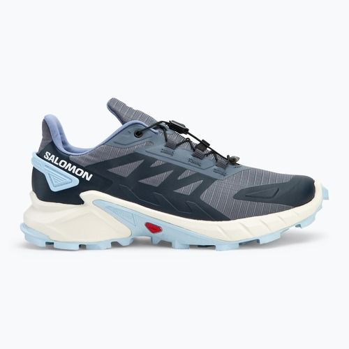 Încălțăminte de alergare pentru femei Salomon Supercross 4 grisaille/white/cashmere blue